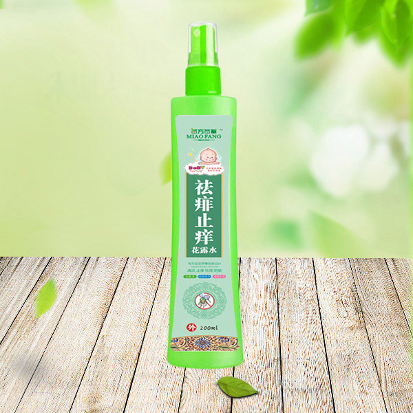 苗方苗草祛痱止癢花露水