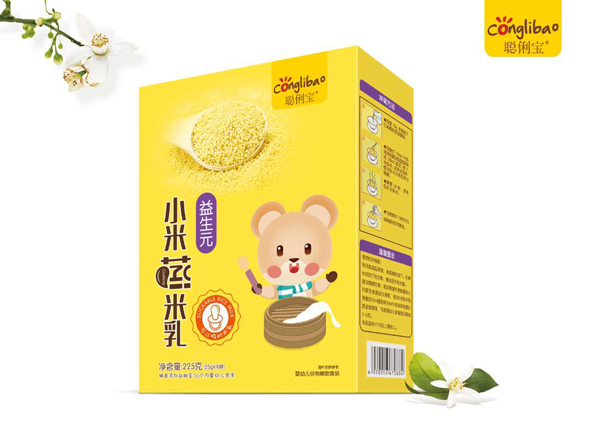 聰俐寶益生元小米蒸米乳 盒裝