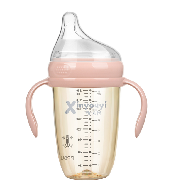 新優(yōu)怡新品PPSU奶瓶240ml 粉色