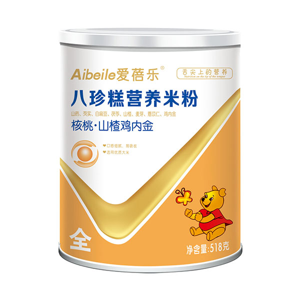 愛(ài)蓓樂(lè)八珍糕營(yíng)養(yǎng)米粉-核桃山楂雞內(nèi)金