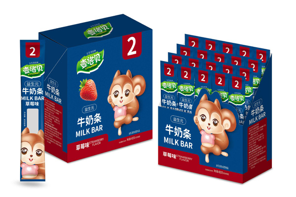 壹諾貝益生元牛奶條 草莓味 盒裝