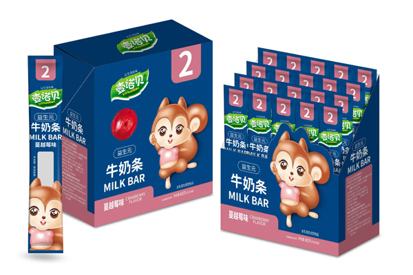 壹諾貝益生元牛奶條 蔓越莓味 盒裝