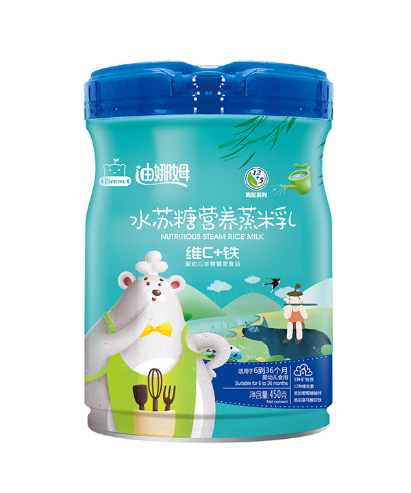 迪娜姆水蘇糖營養(yǎng)蒸米乳 維C+鐵