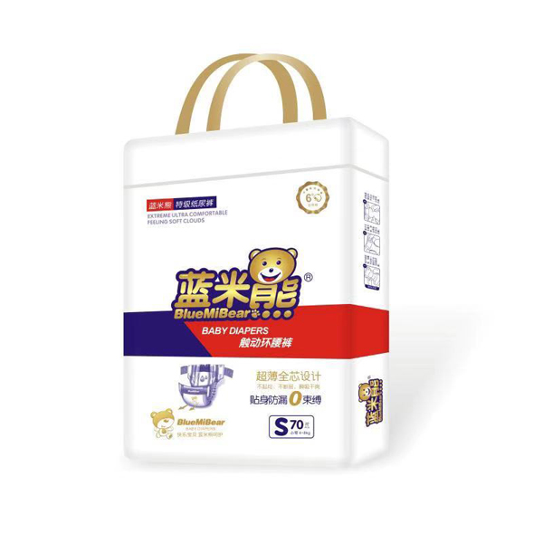 藍(lán)米熊觸動環(huán)腰褲S