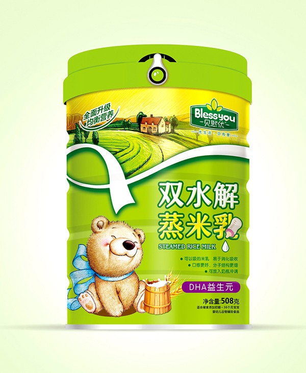 貝熙優(yōu)雙水解蒸米乳聽(tīng)裝508克(DHA益生元).jpg