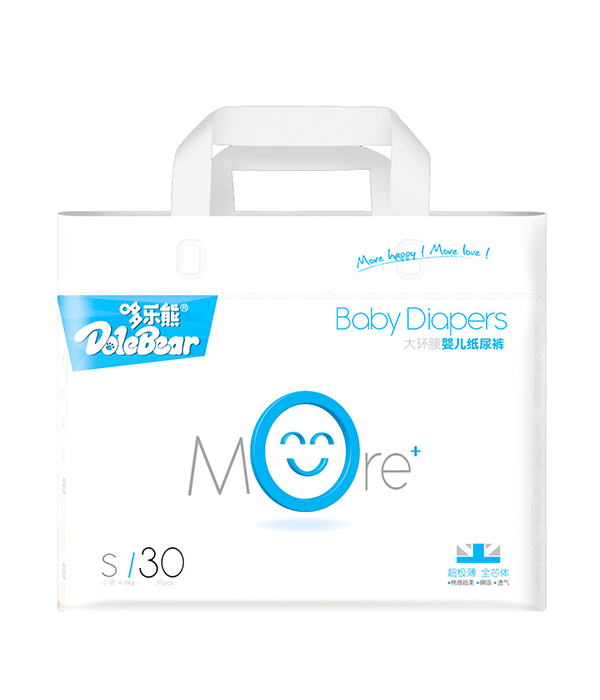 哆樂(lè)熊More系列大環(huán)腰嬰兒紙尿褲S30