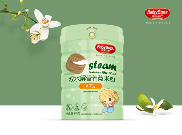 寶貝當(dāng)家AD鈣雙水解營(yíng)養(yǎng)蒸米粉 聽裝