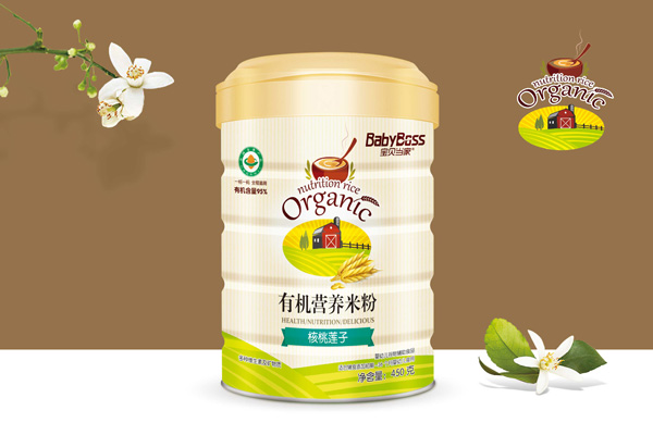 寶貝當(dāng)家核桃蓮子有機(jī)營(yíng)養(yǎng)米粉 聽(tīng)裝