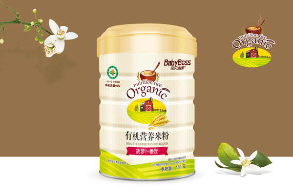 寶貝當(dāng)家胡蘿卜番茄有機(jī)營(yíng)養(yǎng)米粉 聽(tīng)裝