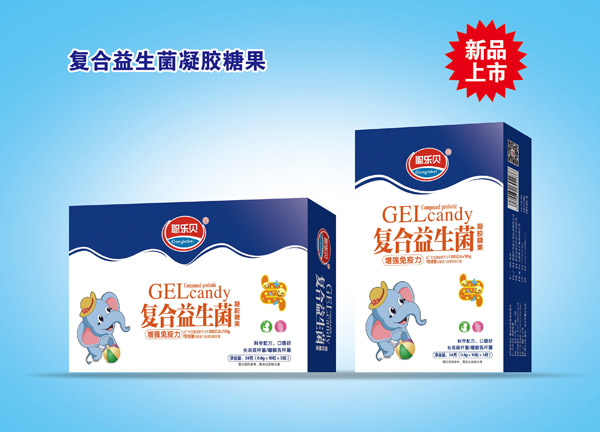 聰樂貝復合益生菌凝膠糖果 盒裝