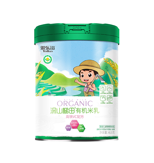雅樂滋深山梯田有機(jī)米乳 高鐵VC配方 聽裝