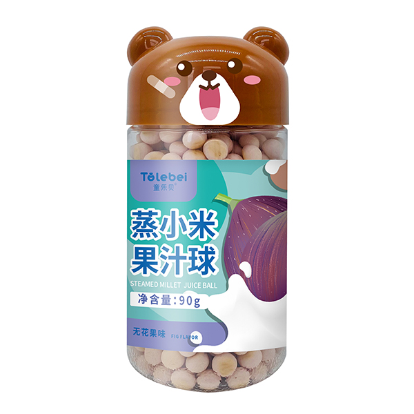 童樂(lè)貝蒸小米果汁球-無(wú)花果味