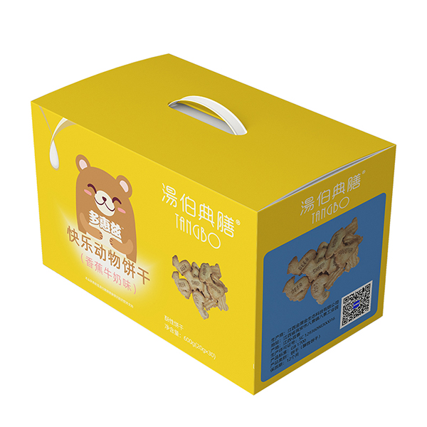 湯伯典膳快樂(lè)動(dòng)物餅干(香蕉牛奶味)禮盒裝