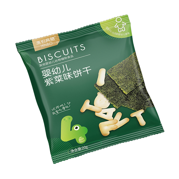 湯伯典膳嬰幼兒紫菜味餅干袋裝20g