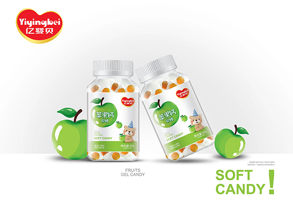 億嬰貝蘋(píng)果鈣軟糖