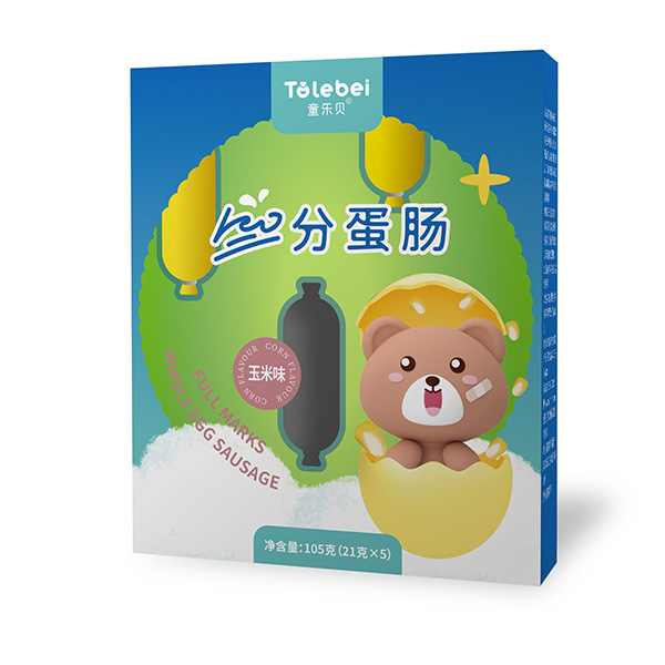 童樂貝100分蛋腸-玉米味