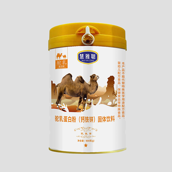 慧雅聰駝乳蛋白粉(鈣鐵鋅)固體飲料