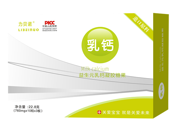 力貝諾乳鈣凝膠糖果 橫版