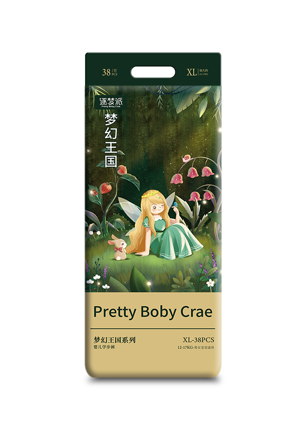 逐夢(mèng)派夢(mèng)幻王國(guó)系列嬰兒學(xué)步褲XL38