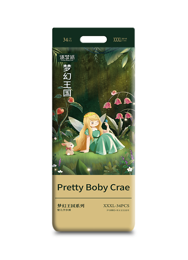 逐夢(mèng)派夢(mèng)幻王國(guó)系列嬰兒學(xué)步褲XXXL34