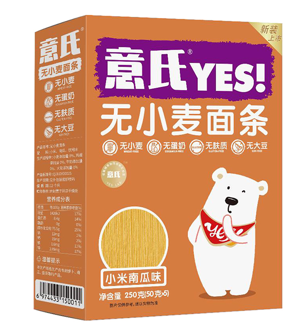 意氏無(wú)小麥面條 小米南瓜味