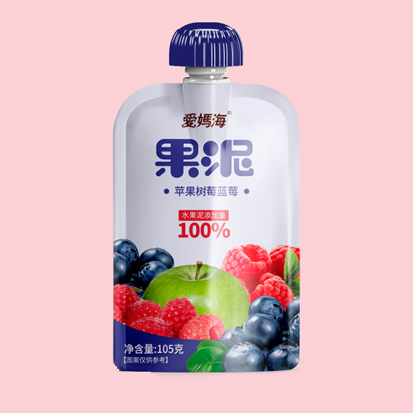 愛媽海果泥 蘋果樹莓藍莓