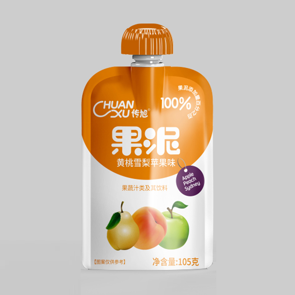 傳旭果泥 黃桃雪梨蘋果味