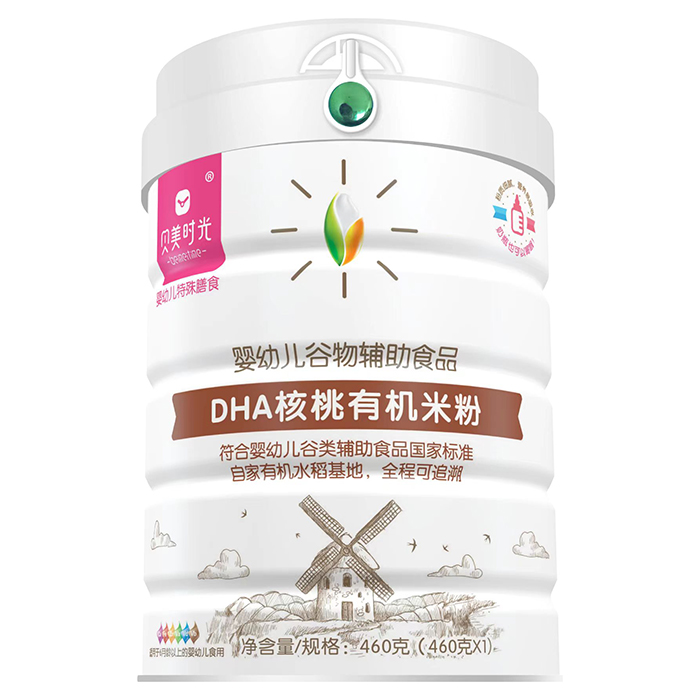 貝美時光DHA核桃有機米粉