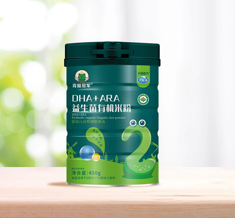 青蛙冠軍DHA+ARA益生菌有機(jī)米粉