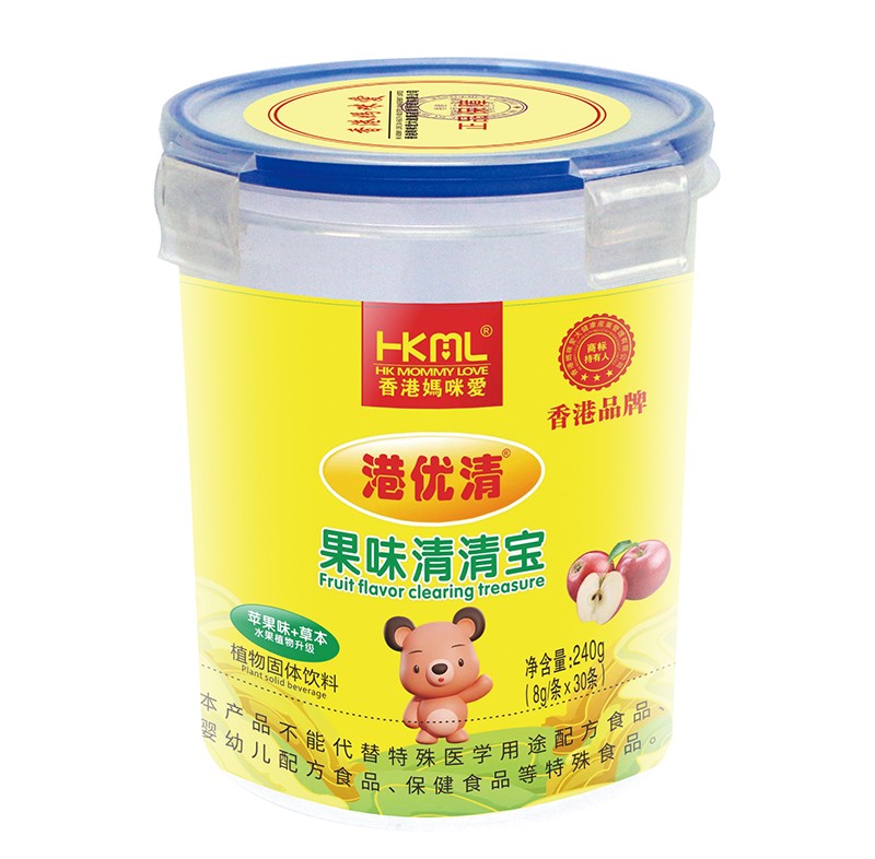 香港媽咪愛港優(yōu)清果味清清寶 蘋果味+草本