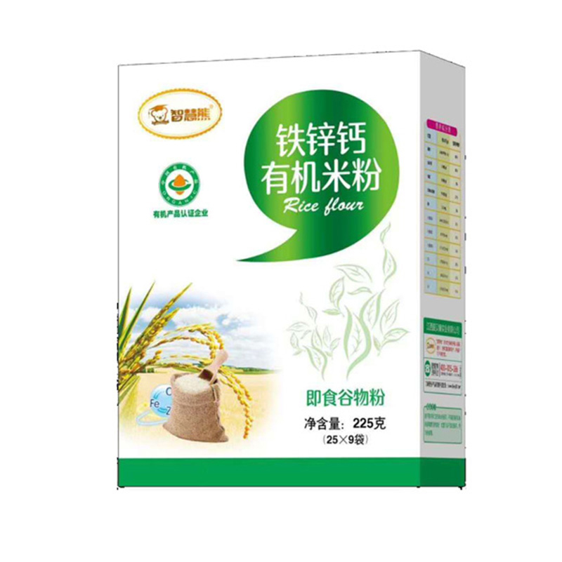 智慧熊鈣鐵鋅有機(jī)米粉 盒裝