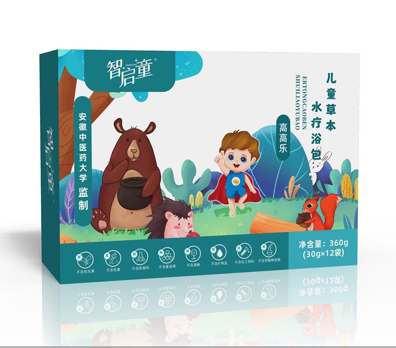 智啟童兒童草本水療浴包 高高樂