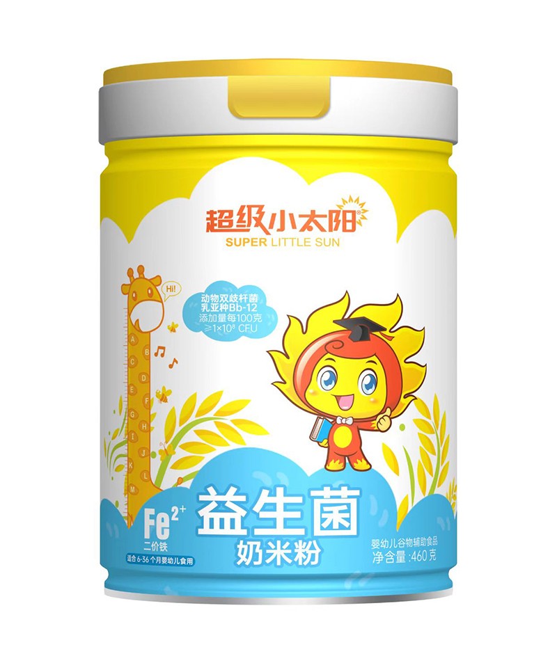 超級(jí)小太陽(yáng)益生菌奶米粉