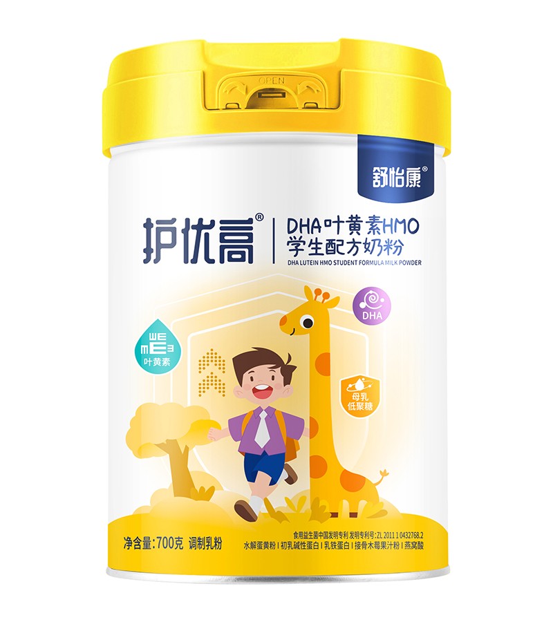 舒怡康護(hù)優(yōu)高DHA葉黃素HMO學(xué)生配方奶粉