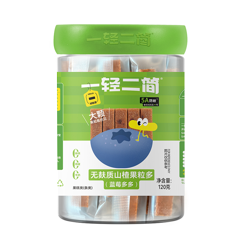 一輕二簡(jiǎn)無(wú)麩質(zhì)山楂果粒多(藍(lán)莓多多)