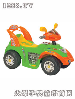 貝思達童車綠色電動車d_2008