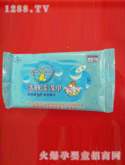 貝貝熊潔膚濕巾5片裝
