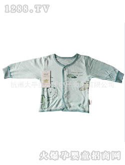 哆啦小貝嬰兒竹纖維開胸衫