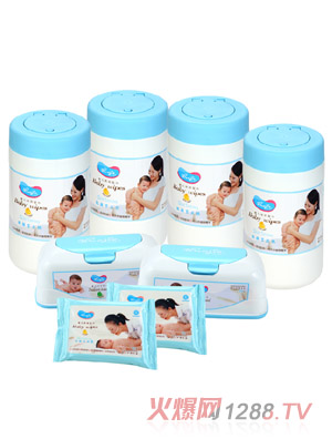 花節(jié)嬰兒手足口濕巾