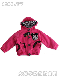 佳芽時(shí)尚米奇繡花保暖外衣A29