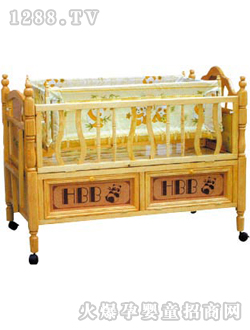 愛(ài)嬰寶嬰兒木床324