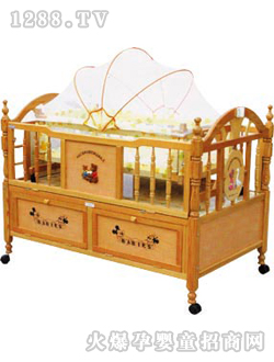 愛(ài)嬰寶嬰兒木床538