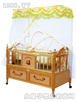 愛(ài)嬰寶嬰兒木床538-1