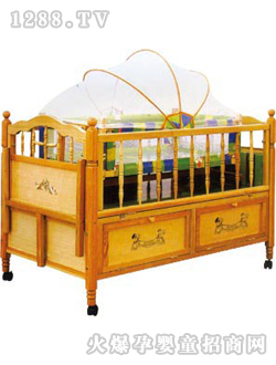 愛(ài)嬰寶嬰兒木床605