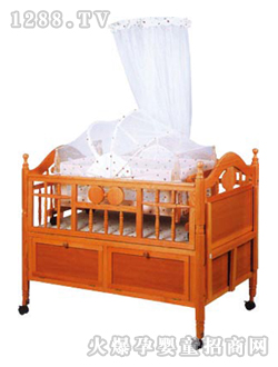 愛嬰寶嬰兒木床5201