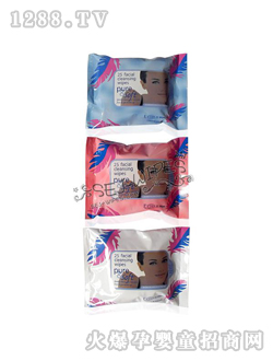 舒爾潔嬰兒濕巾粉色小包裝