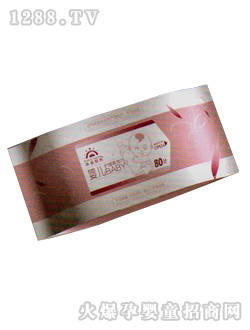 潔新嬰兒護(hù)理柔濕巾紅色款