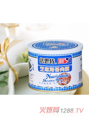 倍思特105克芝麻海苔肉酥