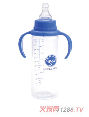 可愛小鴨PP圓型手把大奶瓶240ml（不含雙酚A）