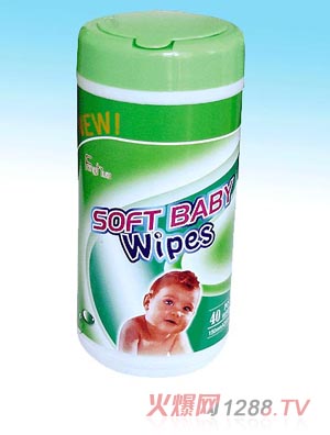 嬰兒濕巾40片桶裝